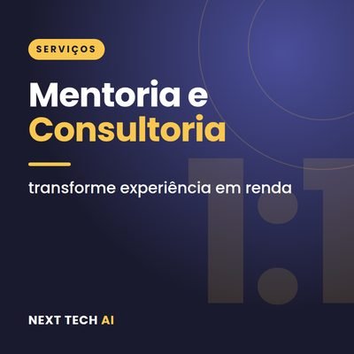 Mentoria e Consultoria: Transforme Experiência em Renda