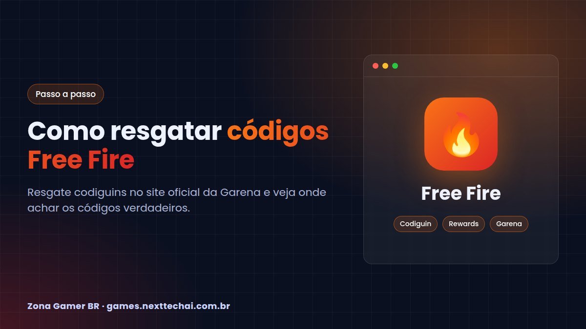 Códigos Free Fire: como resgatar no site Rewards oficial