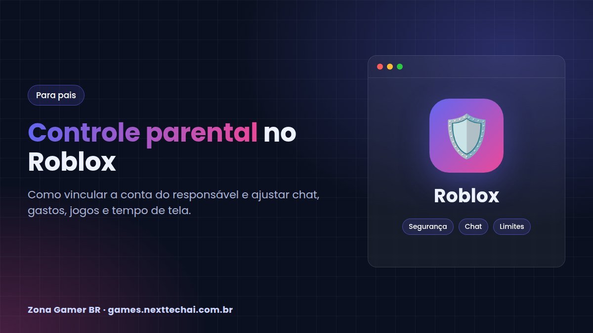 Controle parental no Roblox: guia completo para pais