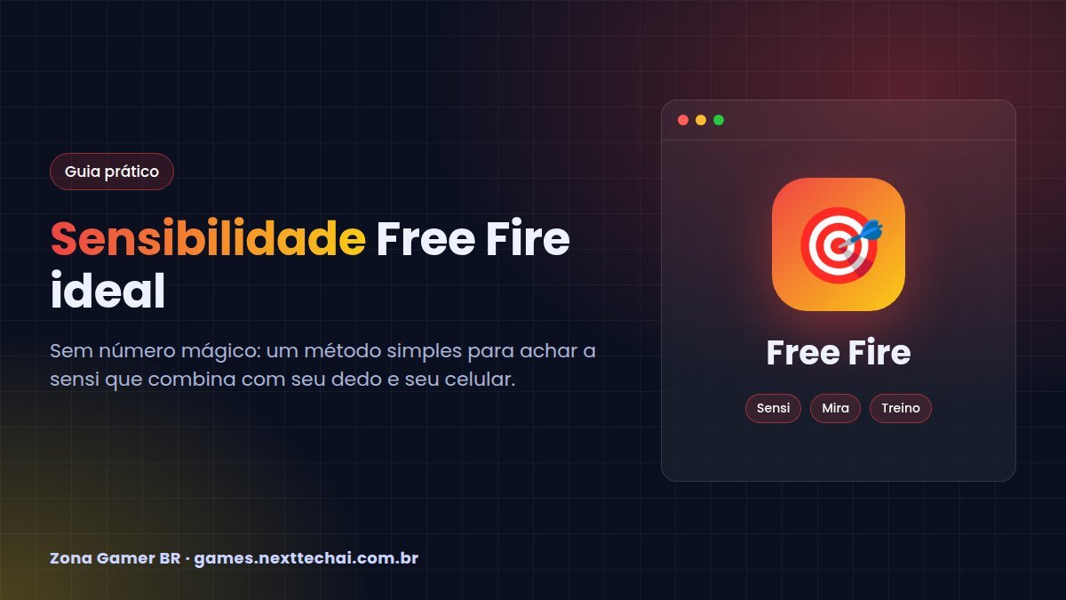 Sensibilidade Free Fire: como ajustar a ideal para você